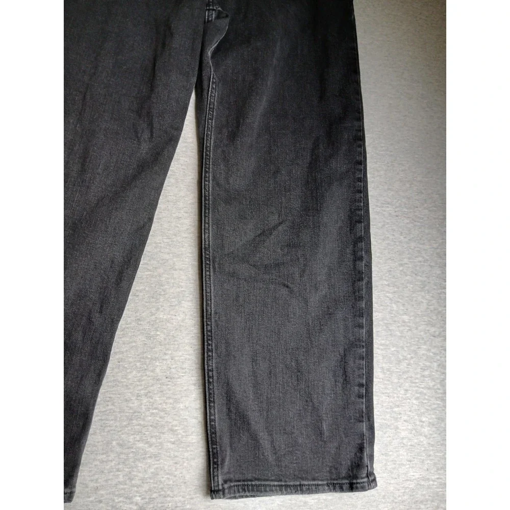 Hollister Jeans 33x32 Mens Baggy Relaxed Fit Black Skater Grunge Retro